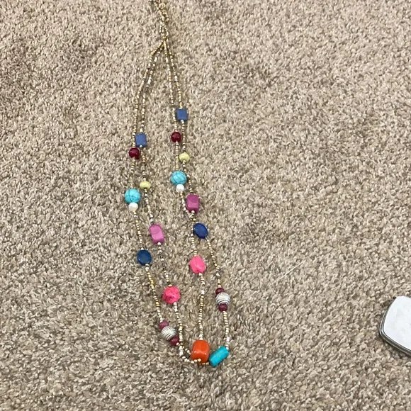 Colorful Beaded Necklace - Picture 2 of 4